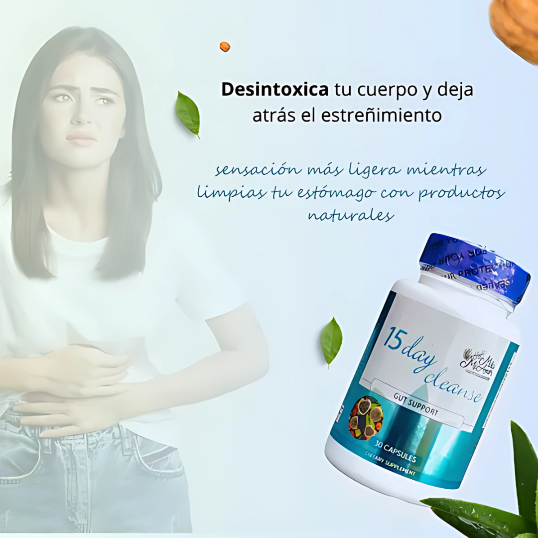 15 DAY CLEANSE – Limpieza del Colón y Detox EL ORIGINAL