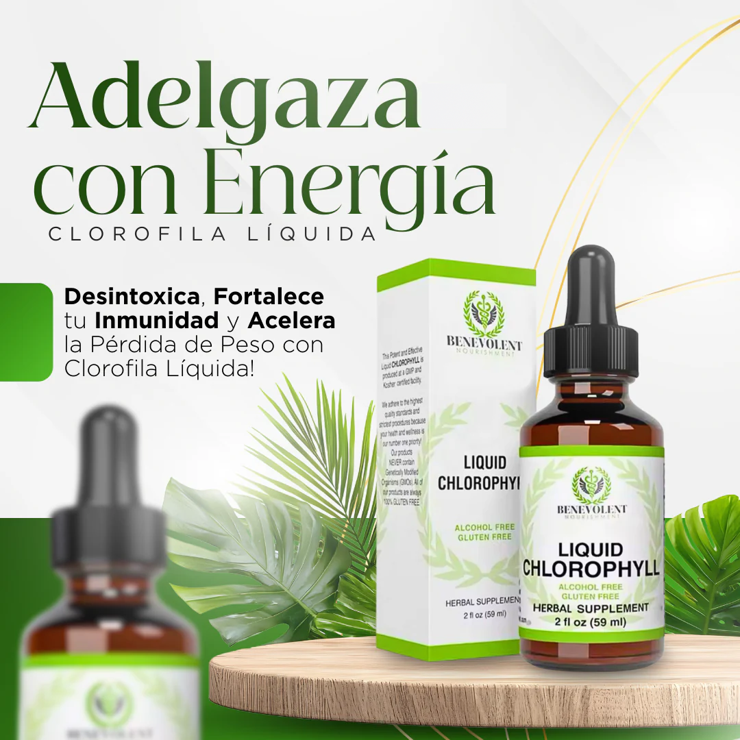 Clorofila Liquida Benevolent | Vitalidad y frescura desde la naturaleza